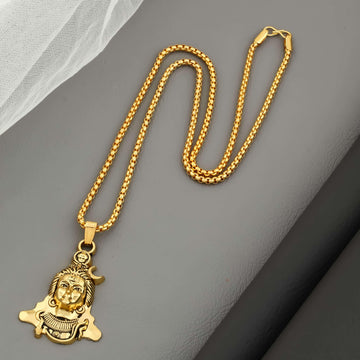 Mahadev Shiv Pendant with Chain